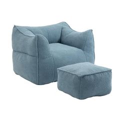 (Brand New) Bean Bag Chair Lazy Sofa/Footstool Durable Comfort Lounger Bean Bag Chair