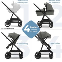 Mom push Stroller 