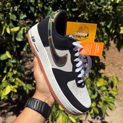 Nike Air Force 1 Low ‘07 LV8 ‘Black Patent Camo’ Men / Women Sizes Sneakers / Shoes