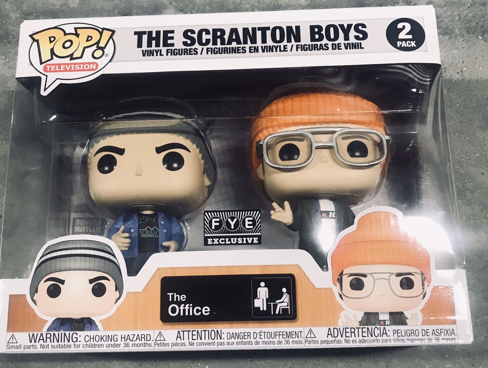 Funko Pop! THE SCRANTON BOYS 2 Pack The Office 2020 FYE Exclusive IN HAND