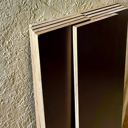 Plywood Shelf Baltic Birch Phenolic Dark Brown Wood Lumber 3/4 in