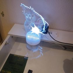 Kakashi Hatake 3D LED anime night light or lamp. 