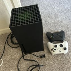 Xbox Series X With 2 Controllers