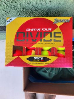 Srixon Dual Color Golf Balls Brand New