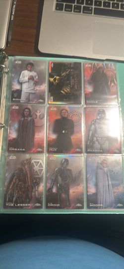 24 Star Wars cards