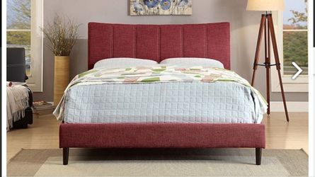 Queen red bed only $220