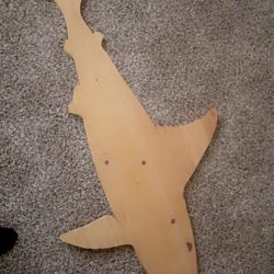 Wooden Shark Handmade 