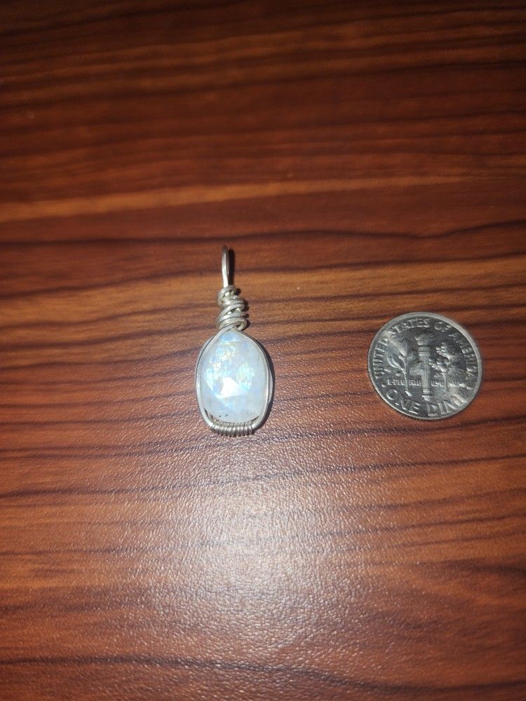 Sterling Silver Wrapped Moonstone