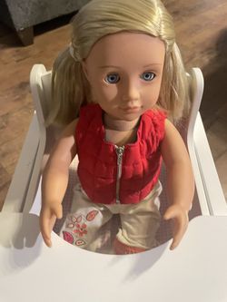 First Gen Doll And High Chair