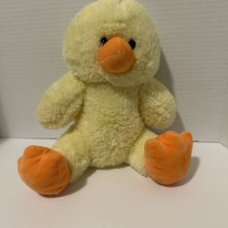 Duck Yellow Soft Cuddly Stuffed Animal 13" Easter Plush
