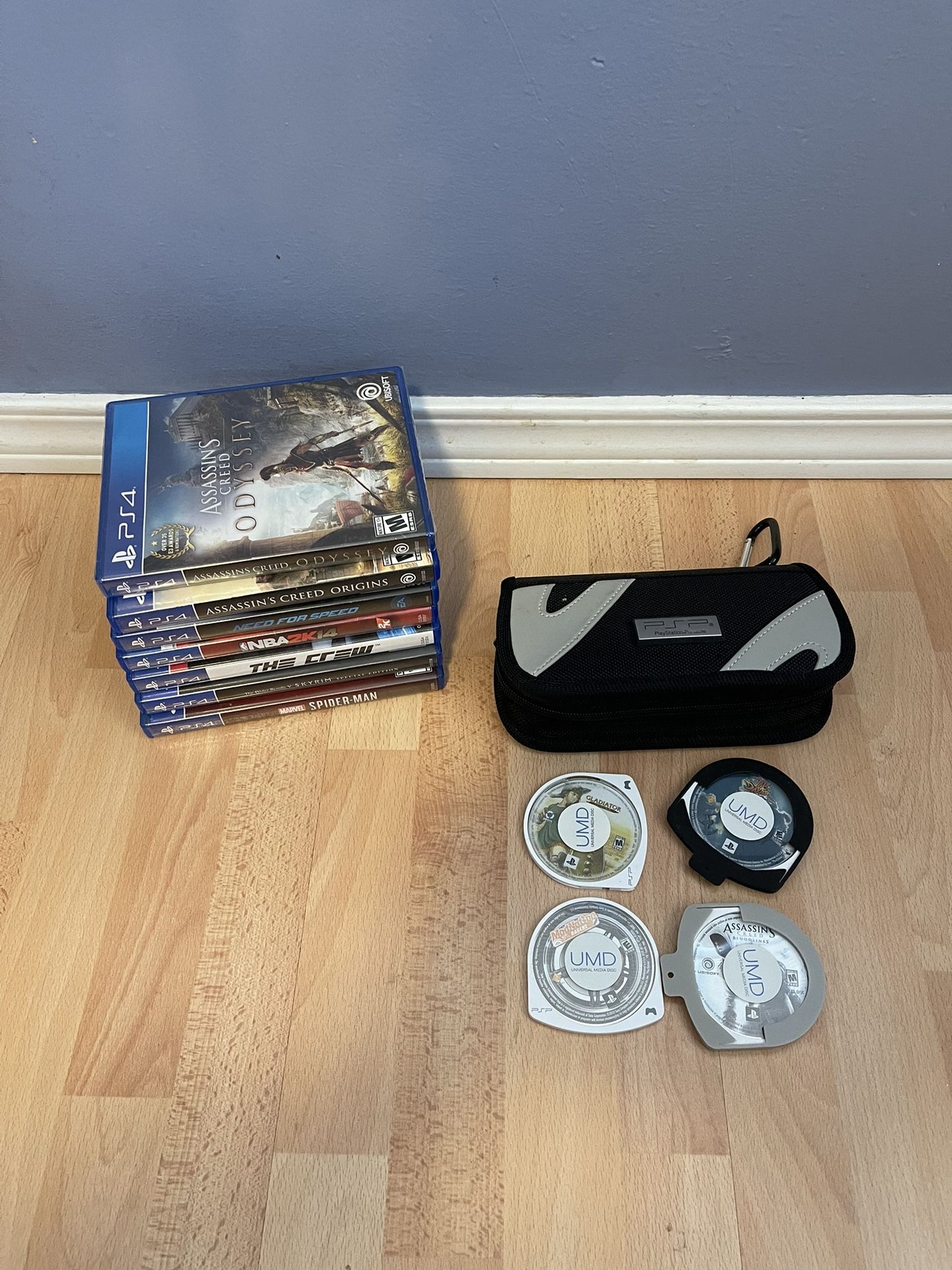 PSP And PS4 Game Lot