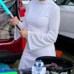 Princess Leia Adult Haloween Costume 