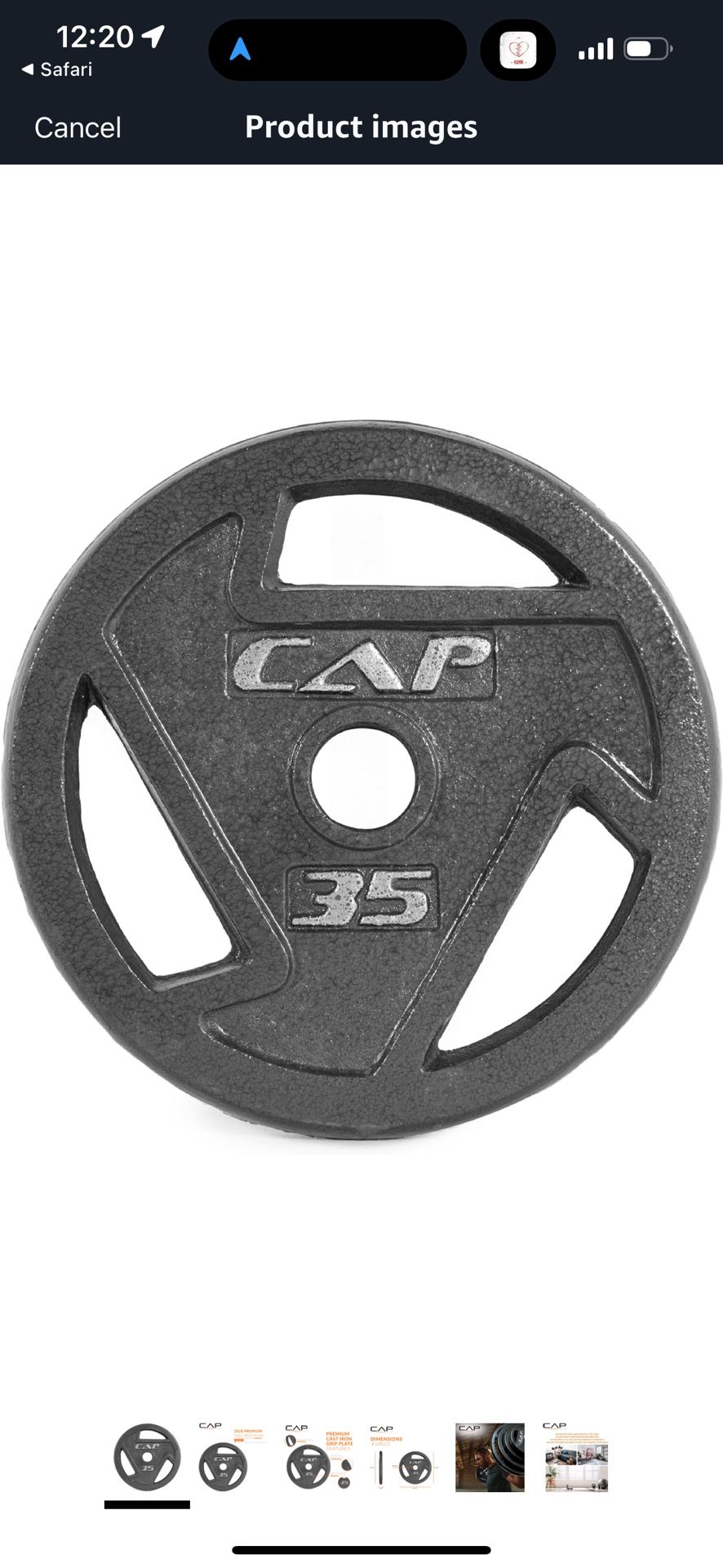35lb. CAP Olympic Weight Plate