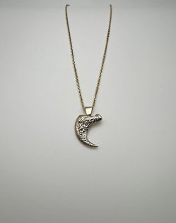 14K Gold Lynx Claw Pendant