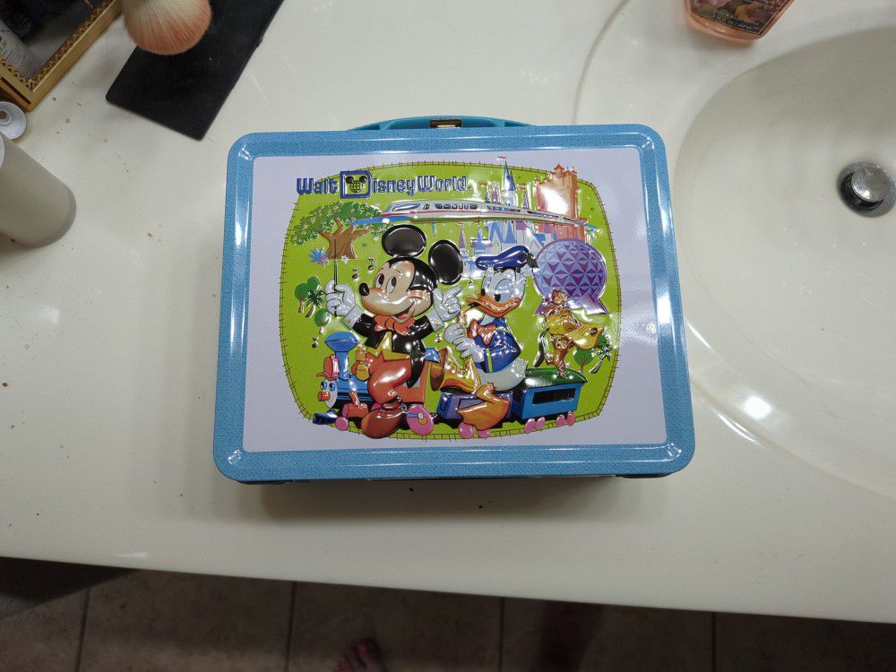 Walt Disney World Lunch Box With Pins 50th Birthday