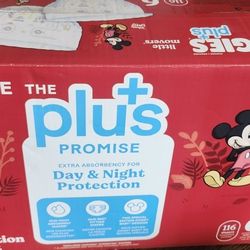 Size 6 Diapers Open Box