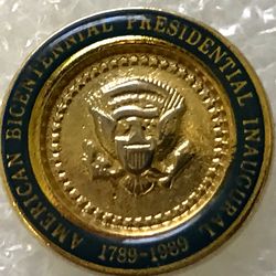 American Bicentennial Presidential Inauguration 1(contact info removed) Lapel / Blouse Pin