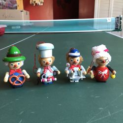 Vintage German Steinbach Wooden Ornaments