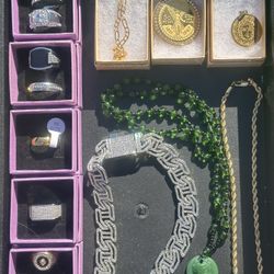 Men’s Jewelry And Watch lot 