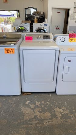 SAMSUNG White Gas Dryer 