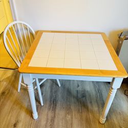 Dining Table With One Chair 