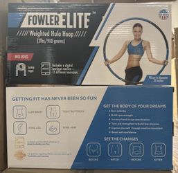 Weighted Exercise Hoop for Adults, 2Lb Detachable Fitness Hoop