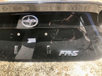 Scion FR-S Trunk Lid Black