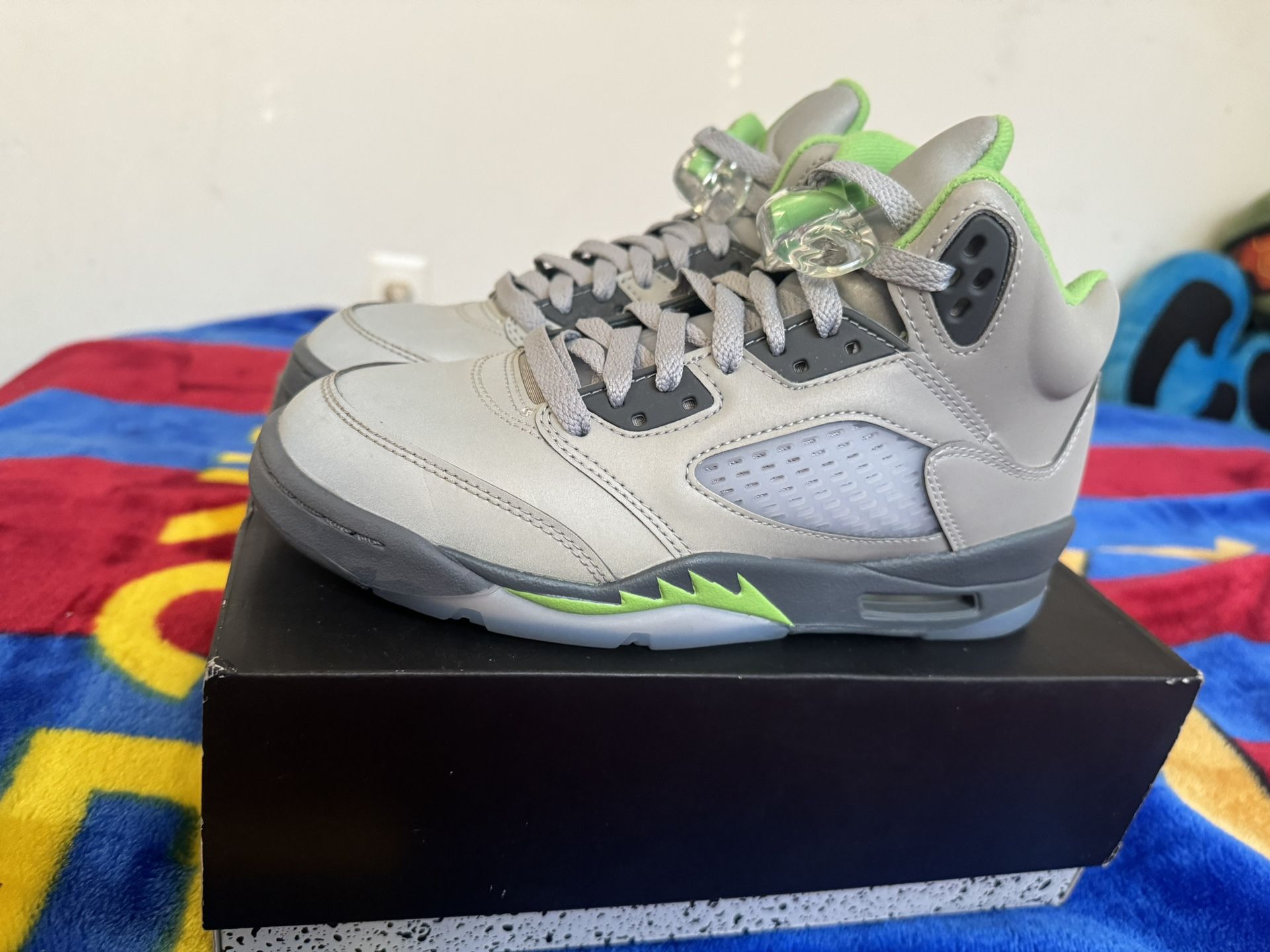 AIR JORDAN GREEN BEAN 5