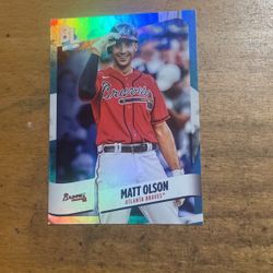 2024 BIG LEAGUE MATT OLSON BLUE FOIL CARD