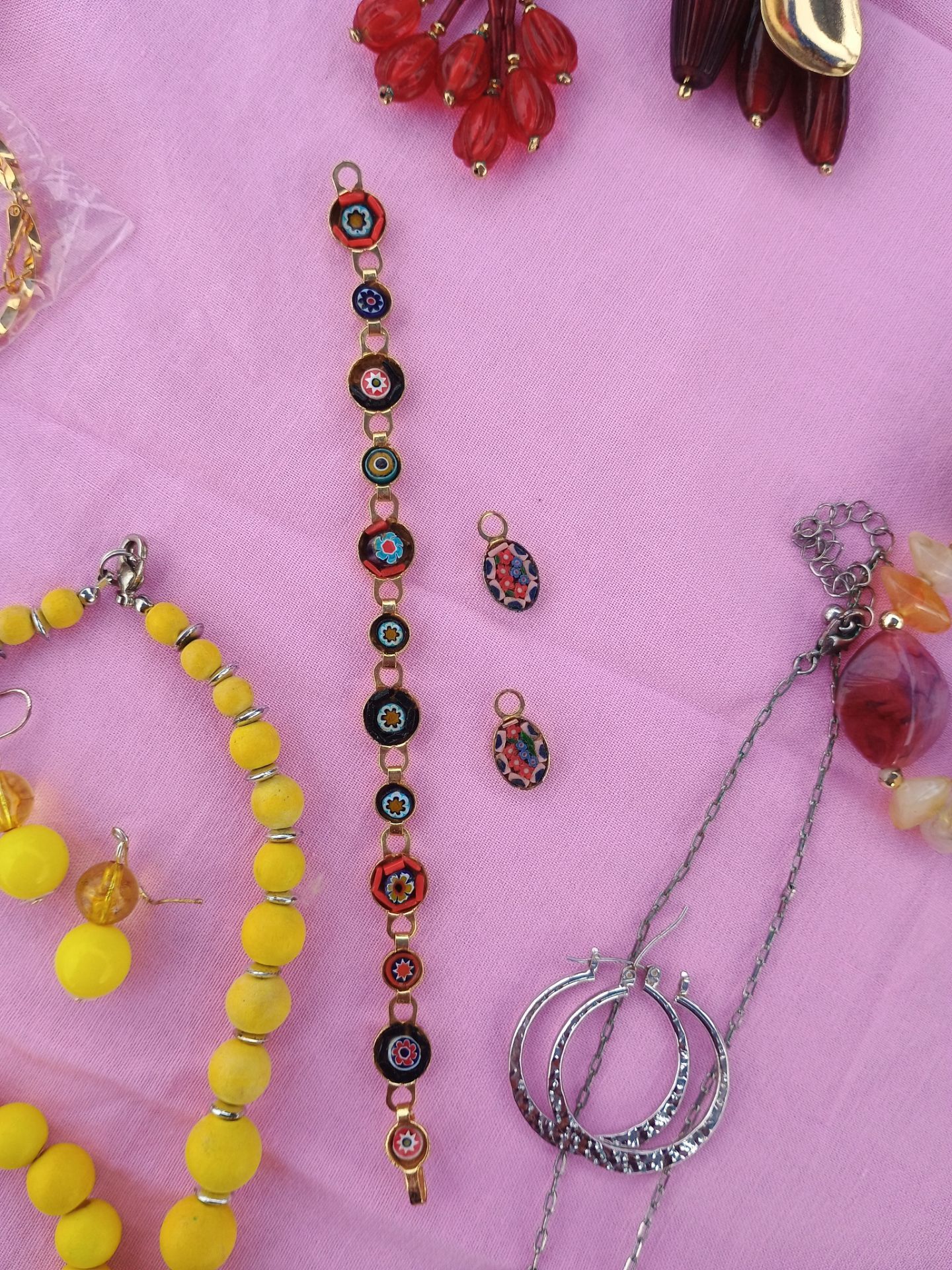 Bracelet and earrings set