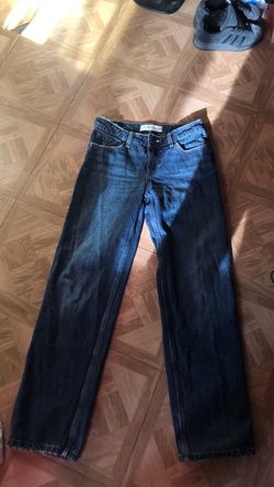 Hollister Dark Wash Low-Rise Loose Jeans