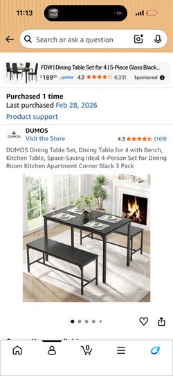 Dining room Table