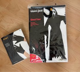 🖤 Kid’s ghost face costume with gloves