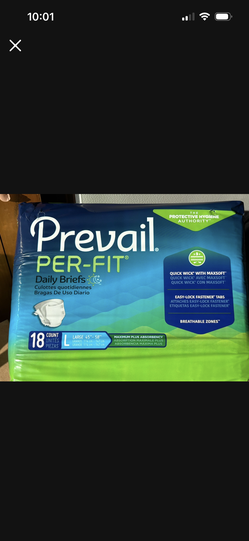 12 packs of adult diapers size large with tabs