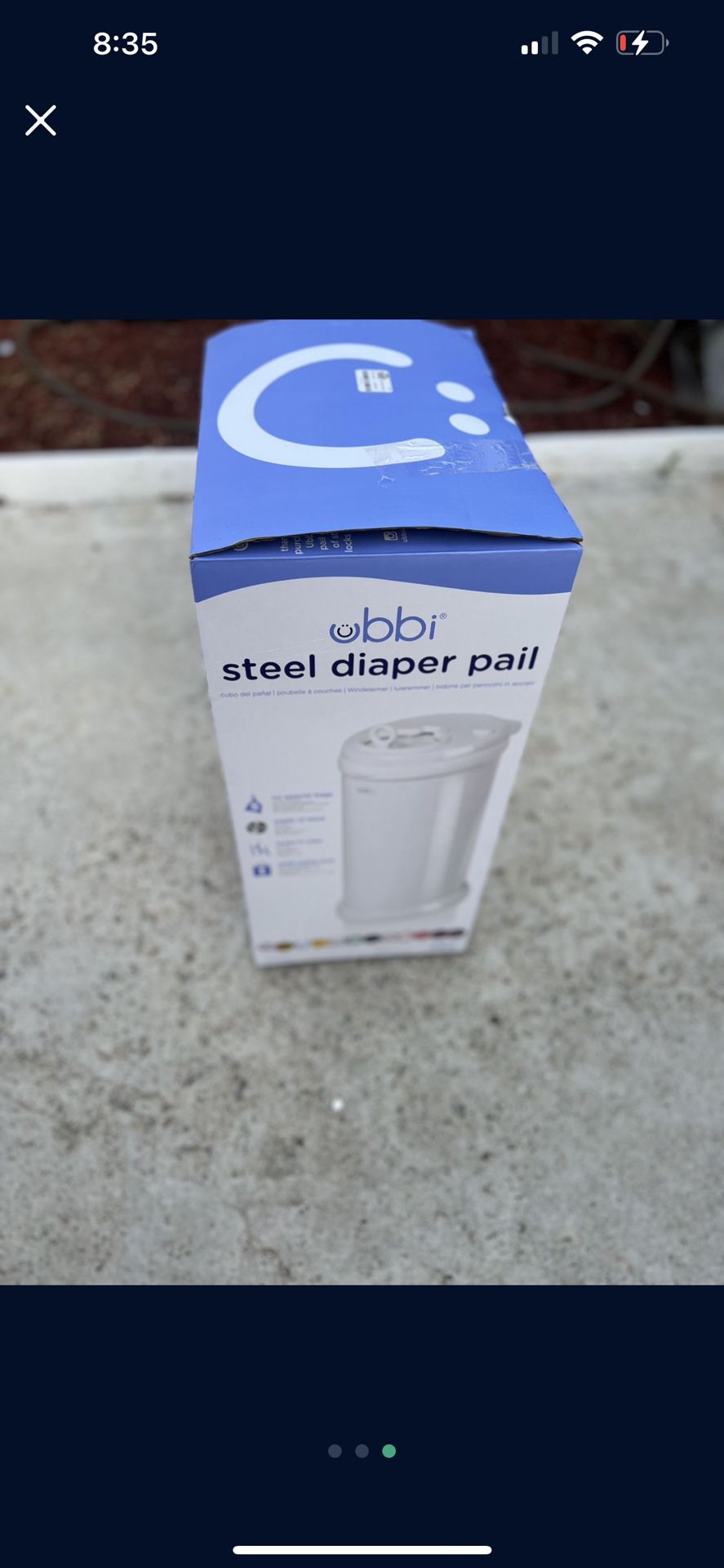 Steel Diaper Pail 
