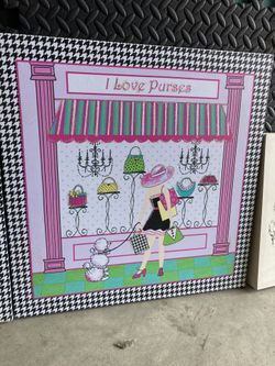 Canvas Prints Fashion Girls