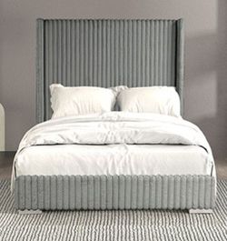 Brand New Grey Queen Bed Frame (Available in Eastern King)