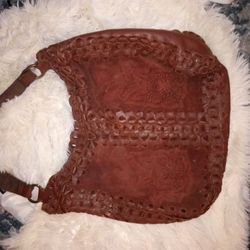 Lucky Hippy Leather And Suede Bag