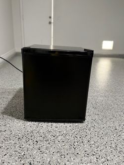 Black mini fridge *good condition*