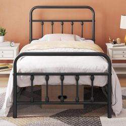 Twin Bed Frame (Victorian Style)