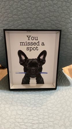 Funny Dog Shadow Box Wall Art