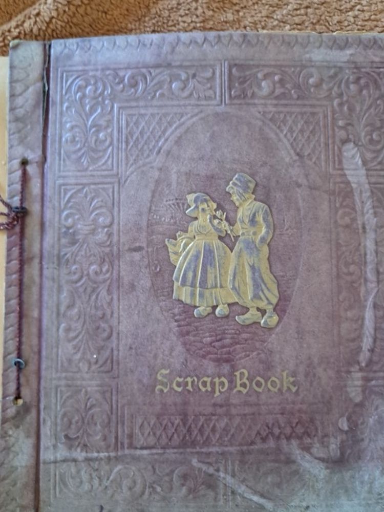 1940 Scrap Book Of Greeting Card