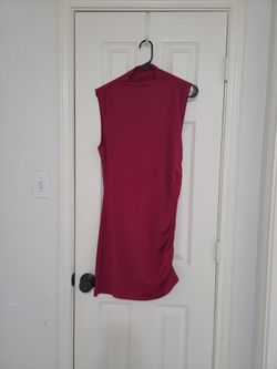 Wine red dress 💃