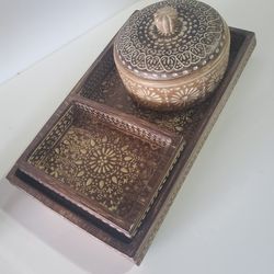 Moroccan style table tray