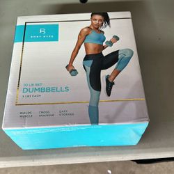 10 lb. Set Dumbbells - 5 lbs. each - NEW