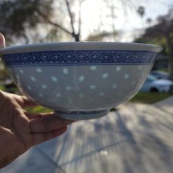 Rice Bowl Tienshan Chinese Dragon Large 9 inch