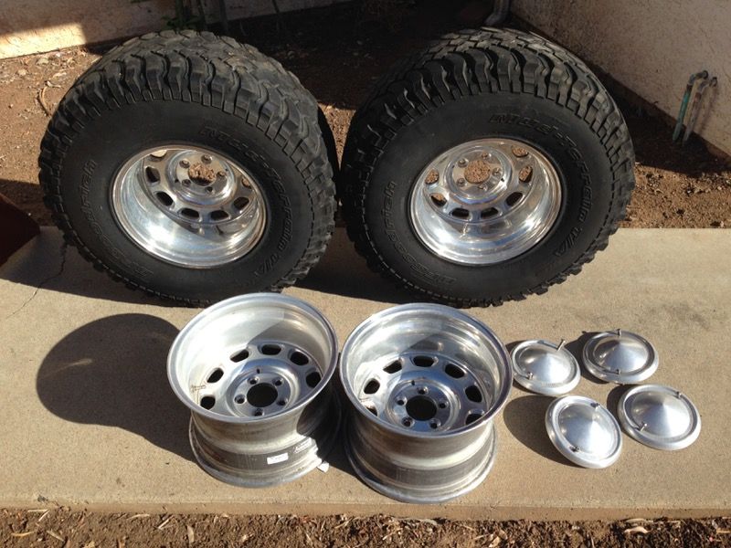 Weld racing rims wheels forged aluminum 15x10 deep dish sidewinders Super Nice set 5x4.5 bolt pattern