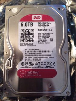 6.0 Red Hard Drive