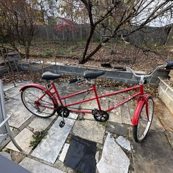 Vintage Huffy Savannah Tandem Bicycle 