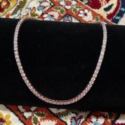 Rose Gold Tennis Chain 